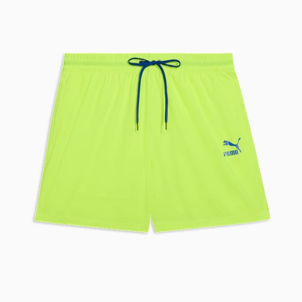 Men's 5.5" Swim Trunks, YELLOW  ALERT, extralarge